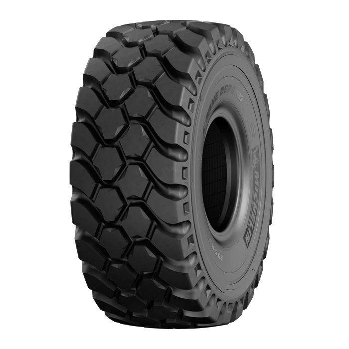 Neumático OTR Michelin para volquete minero · marca representada por A&B Thomas en Perú